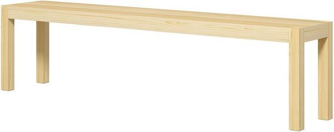 Produktbild Swisshandel24 Sitzbank 3-Sitzer Holzbank Landhaus-Stil, Küchenbank, bis 330kg, Kiefer, Natur (33 cm)