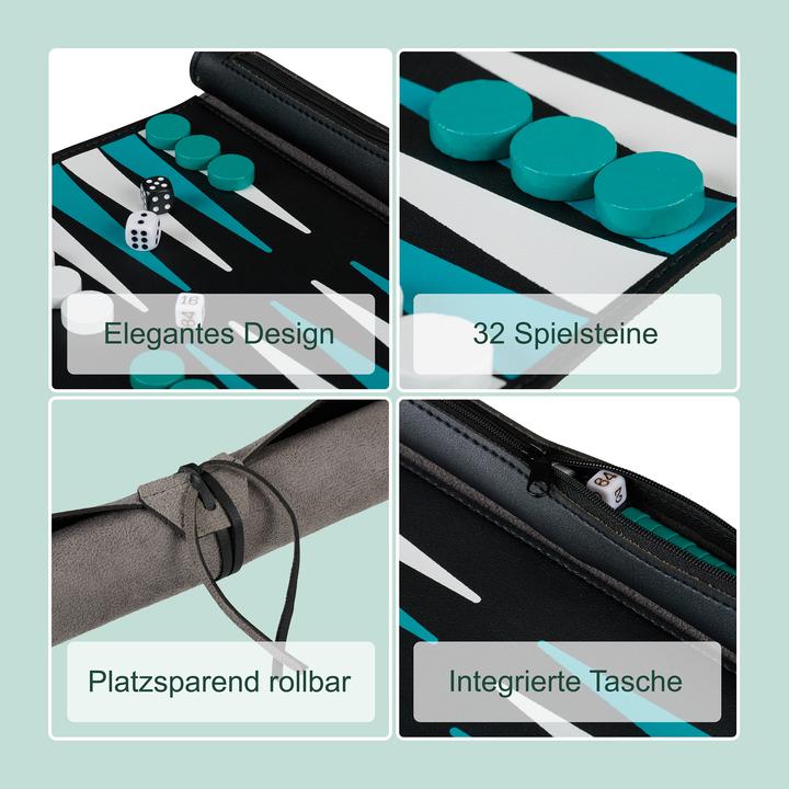 Immagine prodotto Relaxdays Backgammon da-viaggio
