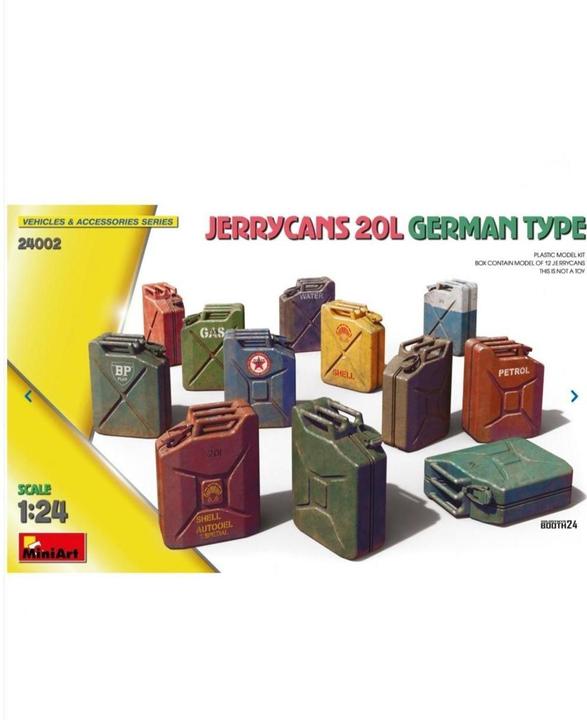Actual product image 1:24 German petrol can 20L