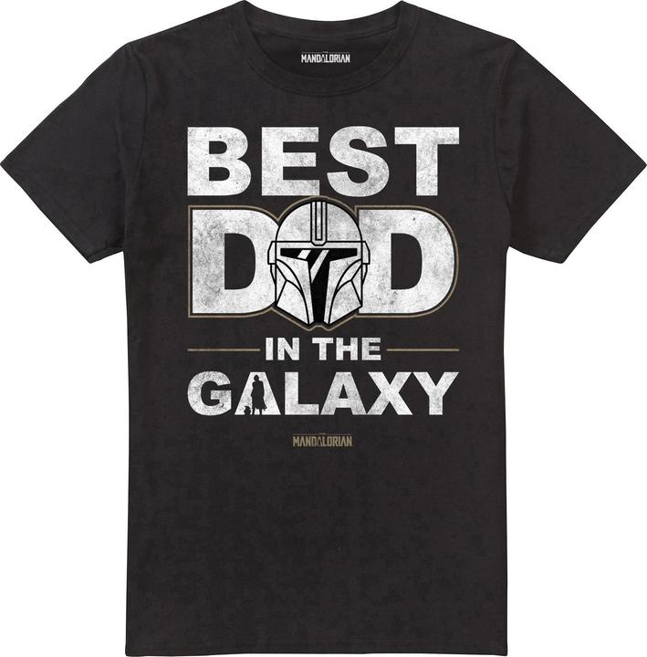 Actual product image Star Wars Mens Best Dad In The Galaxy T-Shirt (XL)