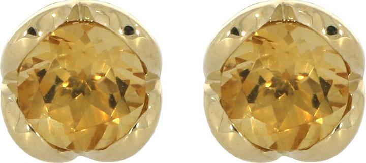 Xen ONE Ohrstecker mit Citrin 375 Gelbgold (375 Gelbgold)
