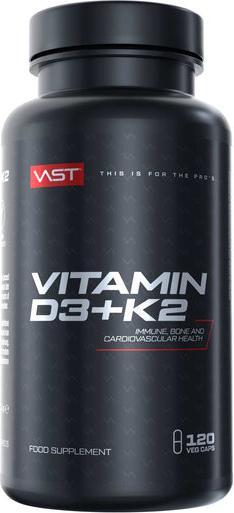 Actual product image Vast Vitamin D3 + K2 (1 Piece, Capsules, 55 g)
