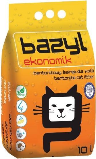Actual product image Bazyl Cat litter Ekonomik Naturalny 10 litres (Clumping, 8 kg)