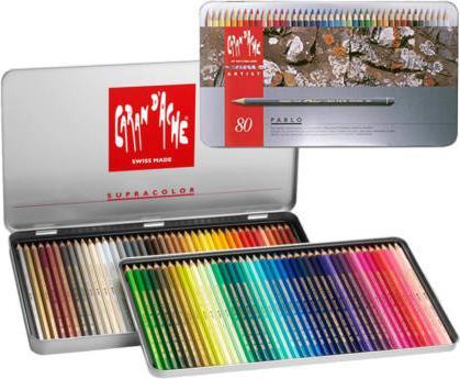 Immagine prodotto Caran d'Ache Pablo Metallschachtel (Multicolore, 80 x)