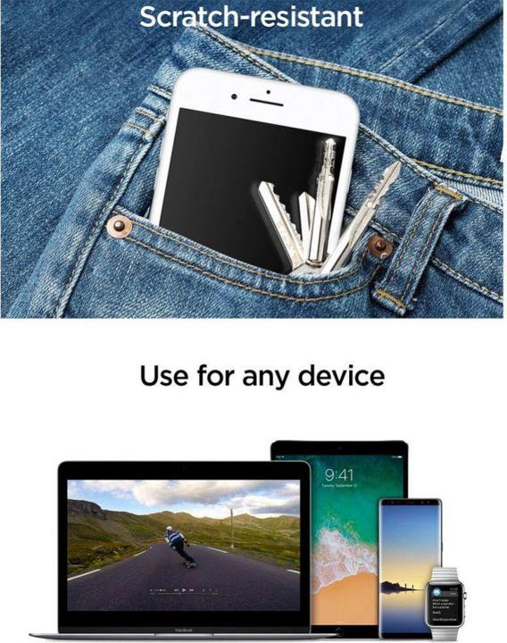 Actual product image Spigen Glass.tR Nano Liquid (1 Piece, Samsung Galaxy S9, Samsung Galaxy S9+)