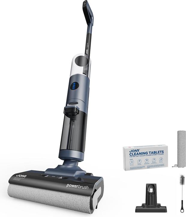 Actual product image Jonr ED12 Pro Wet Dry Vacuum Cleaner 3-in-1 Vacuum Cleaner Cordless,Double-sided edge cleaning,9kPa