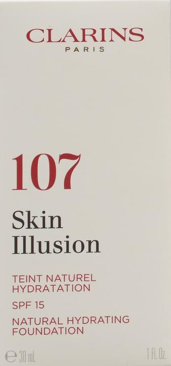 Actual product image Clarins Skin Illusion SPF15 No. 107 - Beige (107 Beige)
