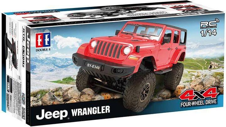 Produktbild Double Remote-controlled car 1:14 (red) Jeep Crawler Pro E340-003 (RTR Ready-to-Run)