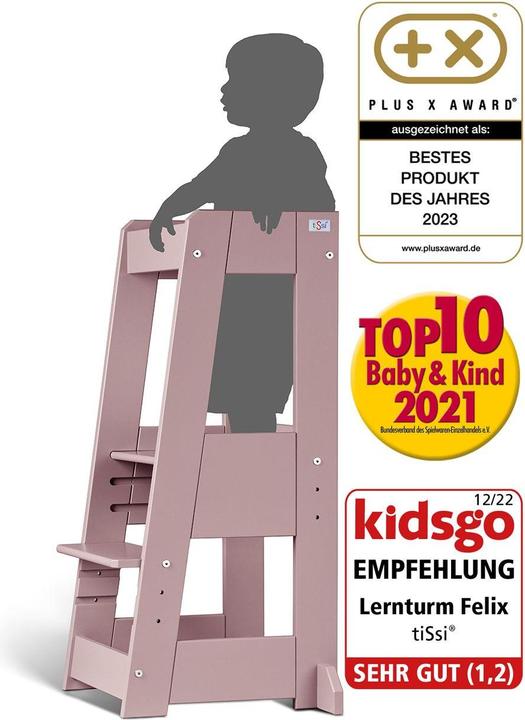 Actual product image Tissi FELIX discovery tower / learning tower that grows with the child