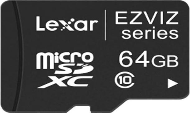 EZVIZ Carte MicroSD intelligente (64 Go, microSDXC)