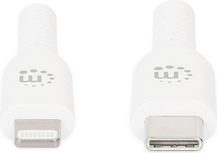 Actual product image Manhattan USB-C to Lightning Sync/Charging Cable (0.50 m, USB 4.0)