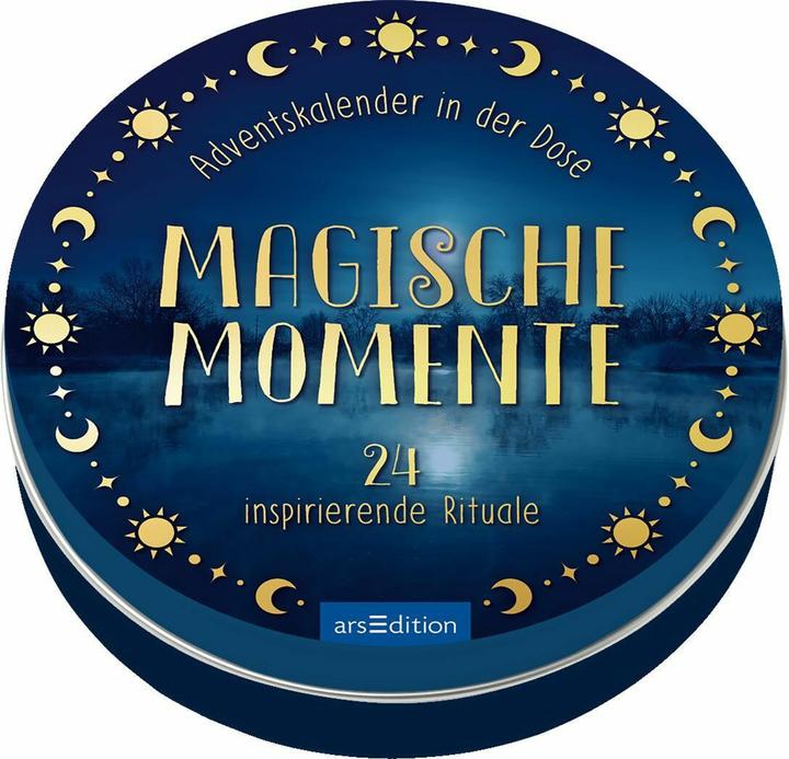 Actual product image Advent calendar in a tin. Magical moments