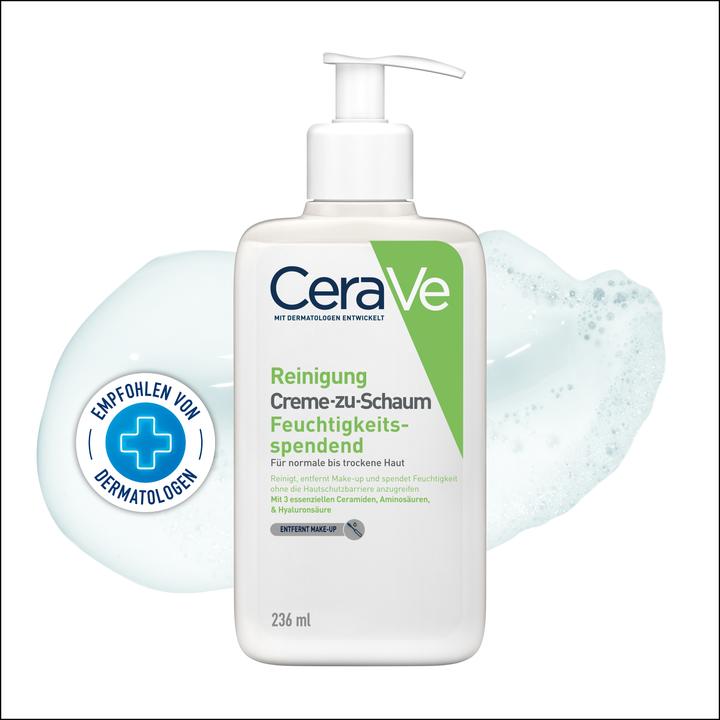 Actual product image CeraVe Cream-to-Foam (Foam, Wash cream, 236 ml)