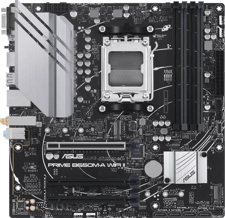 Image du produit ASUS PRIME B650M-A WIFI II (AM5, AMD B650, mATX)