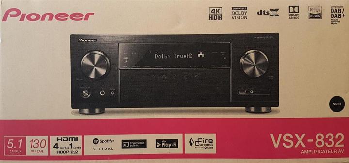 Actual product image Pioneer Vsx-832 (5.1 channels, FM, AM)