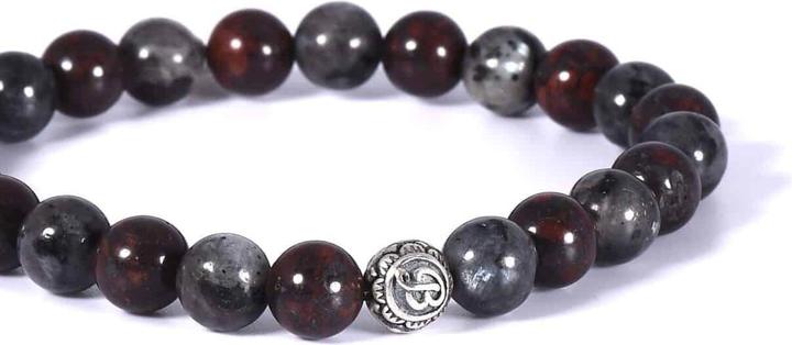 Balibay Keano (20 cm, 925 Sterling Silber, Labradorit, Achat, Edelstein)