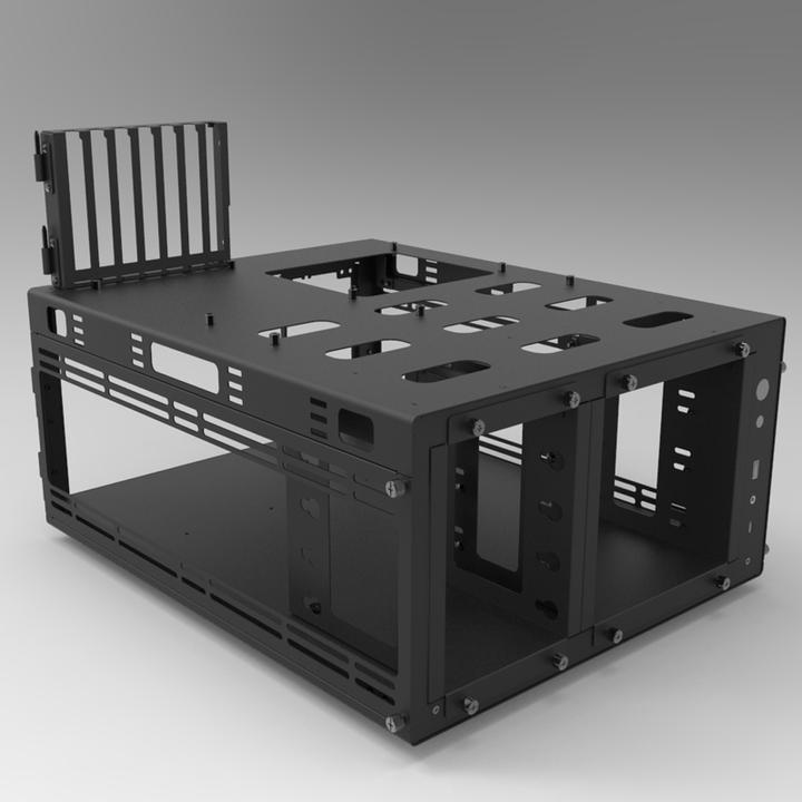Actual product image Jonsbo TB01 (ATX, SSI CEB, Mini-ITX, E-ATX, mATX)