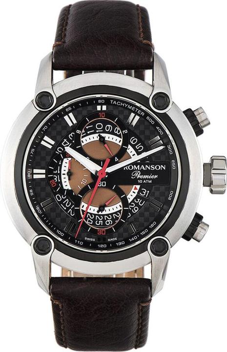 Produktbild Romanson Premier PL2642HM1DA32W Herrenuhr Chronograph (Chronograph)