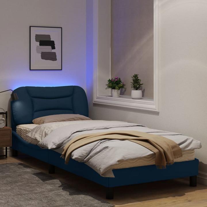 Produktbild VidaXL Bettgestell mit LED Stoff (80 x 200 cm)