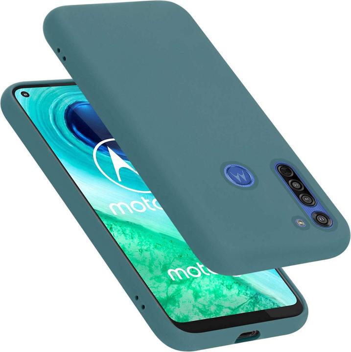 Produktbild Cadorabo Hülle für Motorola MOTO G8 TPU im Liquid Case Design (Motorola Moto G8)