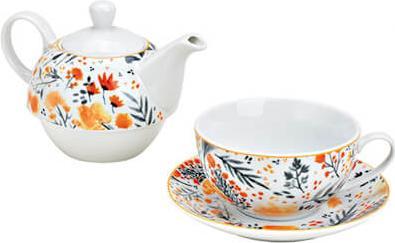 Produktbild G. Wurm Teekannen-Set Blumen 3er (0.40 l)