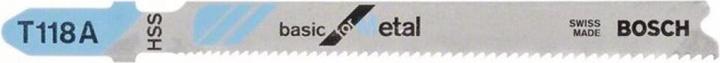 Produktbild Bosch Professional Zubehör Stichsägeblatt T 118 A Basic for Metal, 100er-Pack