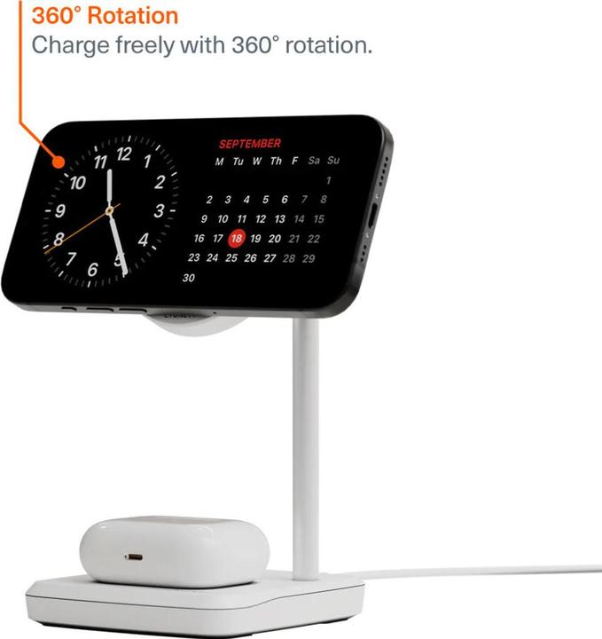 Image du produit Cygnett ChargeBase Qi2 Chargeur magnétique sans fil 2 (20 W)
