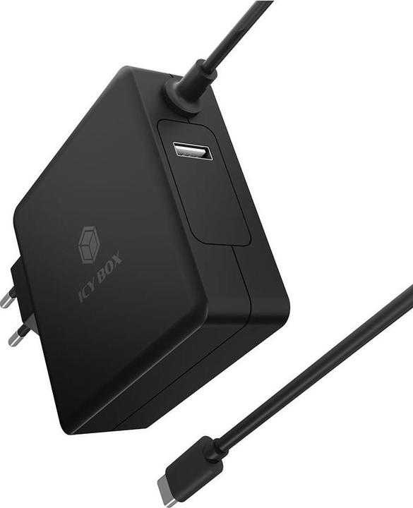 Produktbild Icy Box IB-PS101-PD Universal Notebook Netzteil USB-C 90W 1,8m Kabel (90 W)