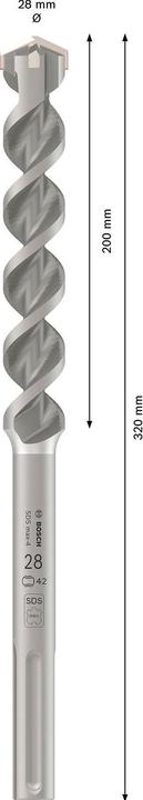 Actual product image Bosch Professional Zubehör Hammer drill SDS max-4 28 x 200 x 320 mm (28 millimetres)