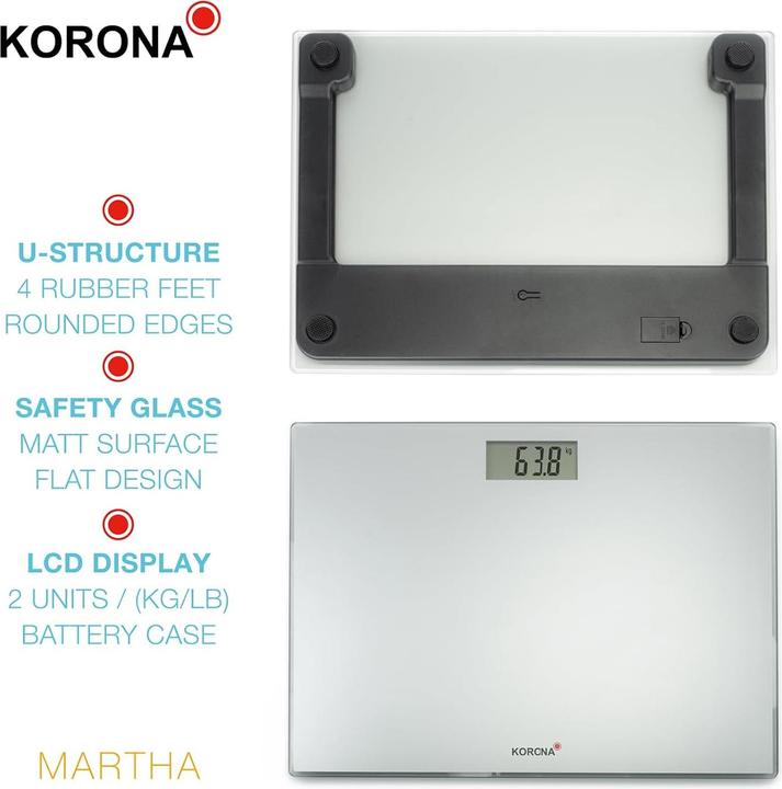 Immagine prodotto Korona KOR Peron bilancia Martha XXL (200 kg)