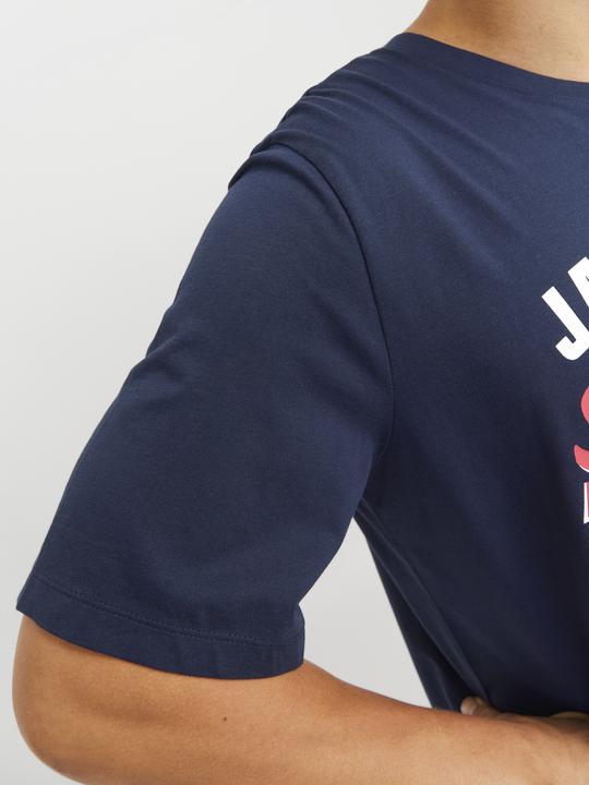 Actual product image Jack & Jones Jjelogo Tee Ss O-Neck 2 Col Ss25 Sn (XS)