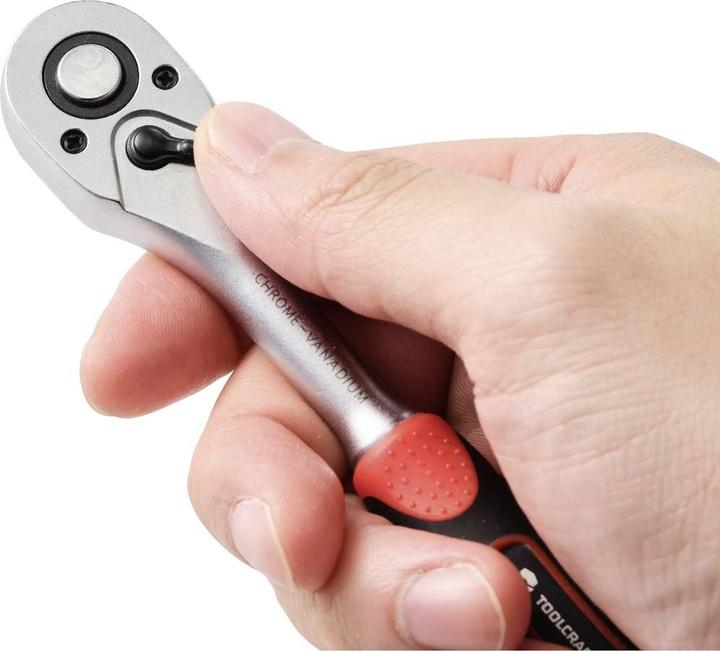 Image du produit Toolcraft TO-7726191 Cliquet réversible 1/4" (6,3 mm) 138 mm (1/4")