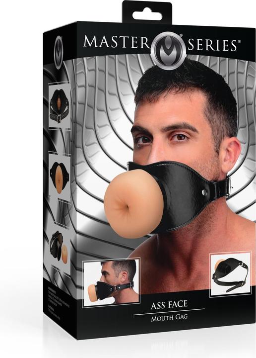 Produktbild Master Series XR Brands Ass Face Mundgag Beige