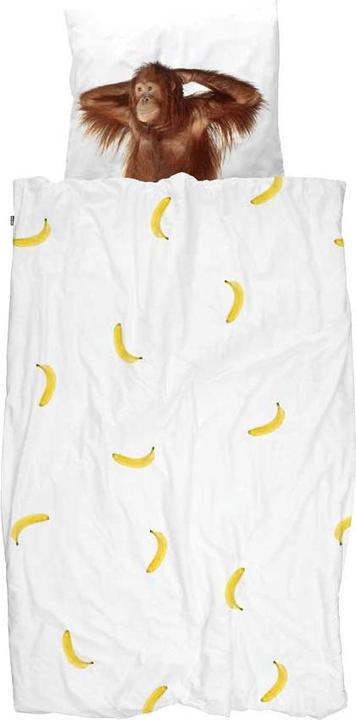 Produktbild Snurk Bettwäsche Affe und Bananen 135 x 200