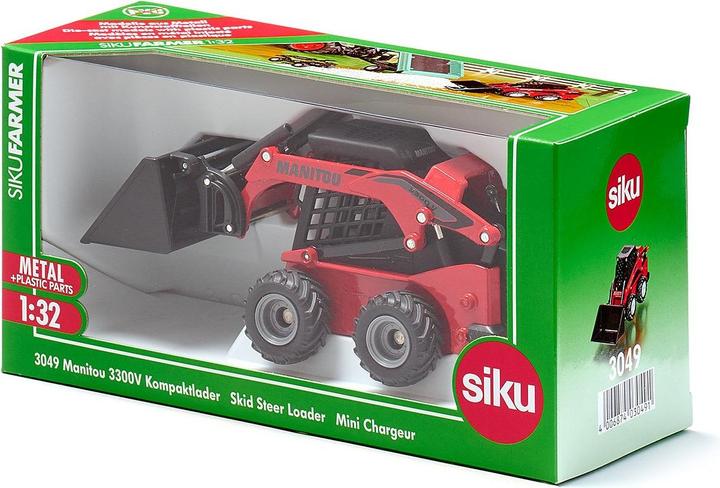 Produktbild Siku Manitou 3300V Kompaktlader Farmer Serie, 1:32, 195x97x71 mm, Metall, ab 3+