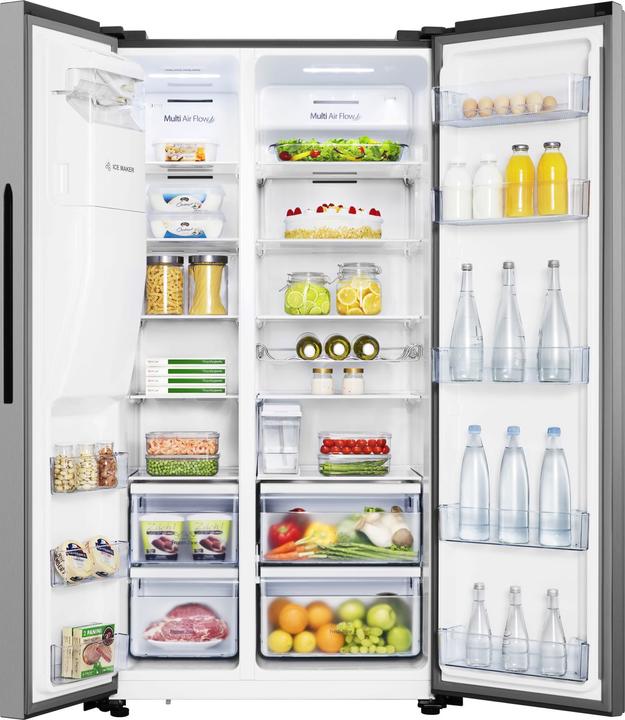 Image du produit Hisense RS694N4TIE Réfrigérateur Side-by-Side Pose libre E Acier inoxydable (562 l)