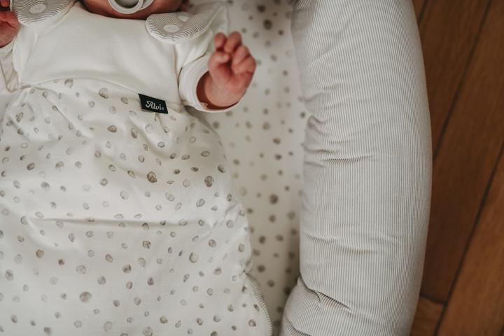 Actual product image Alvi Baby all year sleeping bag Mäxchen Aqua Dot Gr. 50/56 (56 cm, 2.5 TOG)
