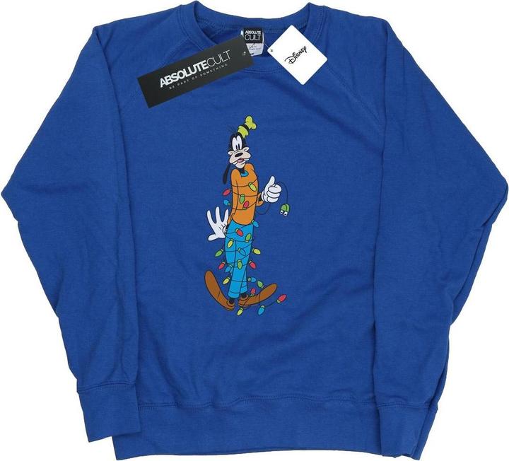 Disney Goofy Christmas Lights Sweatshirt (XL)