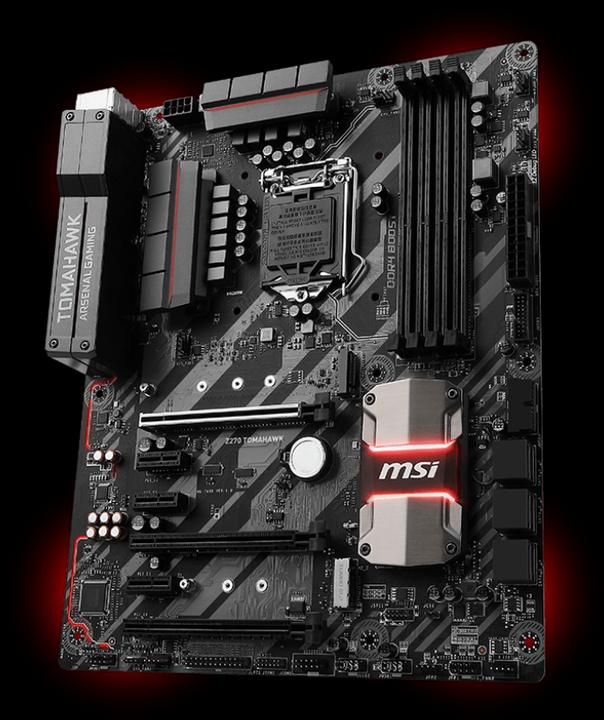 Produktbild MSI Z270 Tomahawk (LGA 1151, Intel Z270, ATX)