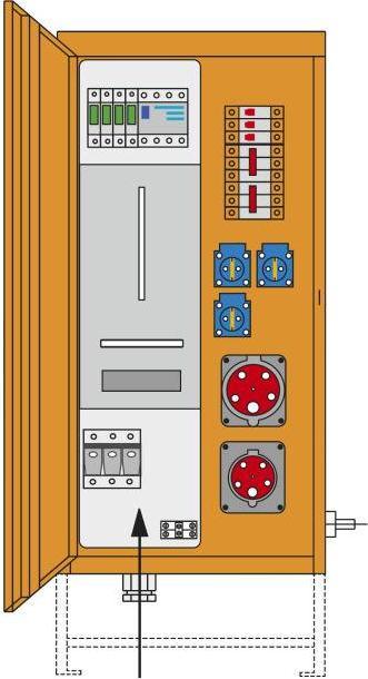 Produktbild PCE BAUSTROMVERTEILER 35A KÄRNTEN / 690000004 M-AVEV 690000004
