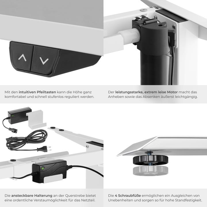 Image du produit tectake Bureau assis debout