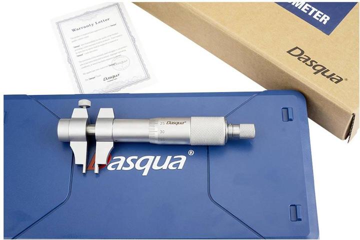 Produktbild Dasqua 4911-8110 Innenmikrometer mit Kontrollmass 25 - 50mm Ablesung: 0.01mm (mm)