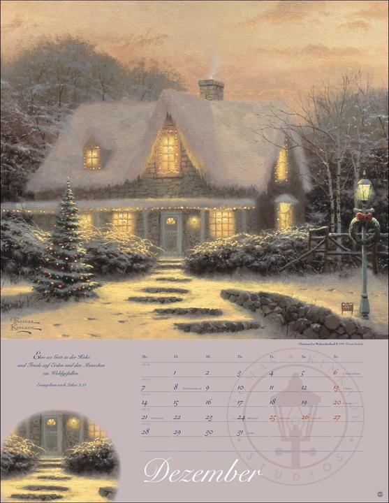 Image du produit Thomas Kinkade: Land im Licht Kalender 2026 (34 x 44 cm, Allemand)