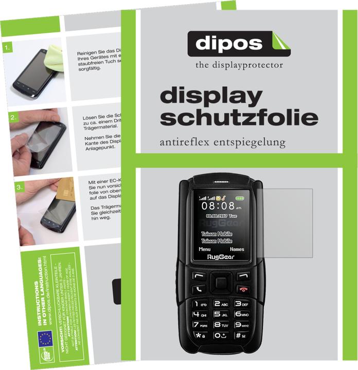 Actual product image Dipos Screen Protector Anti-Glare (5 Piece, RugGear RG129)
