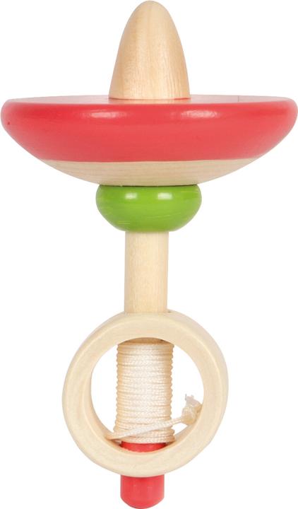 small foot Wooden Top with String Display