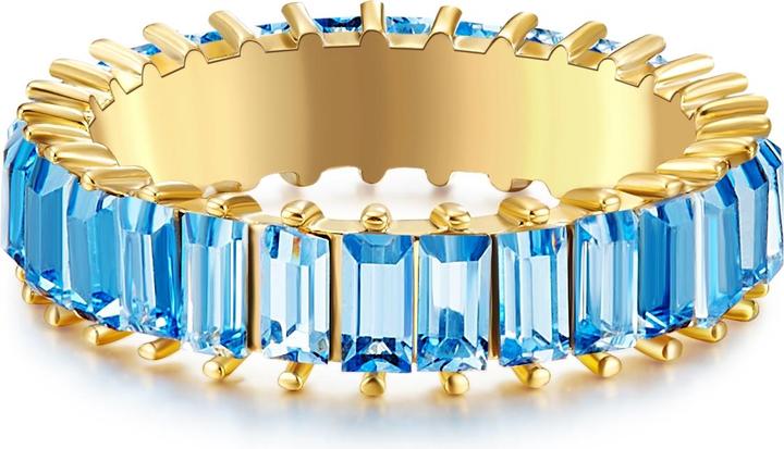 Image du produit Yokoamii Femmes métal cristal de verre or jaune - 30066 (54)