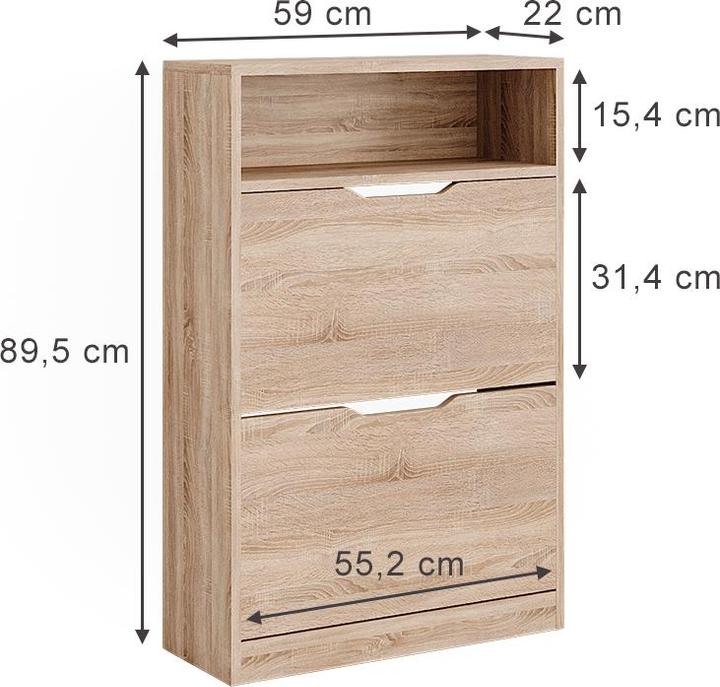 Produktbild Vicco Luca (59 x 89.5 x 22 cm)