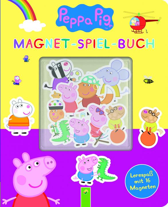 Peppa Pig Magnet-Spiel-Buch (Allemand, Assiette Laura, 2018)