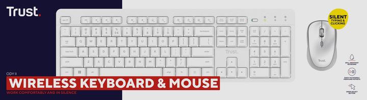 Image du produit Trust Ody Ii Wl Clavier Souris (DE, Sans fil)