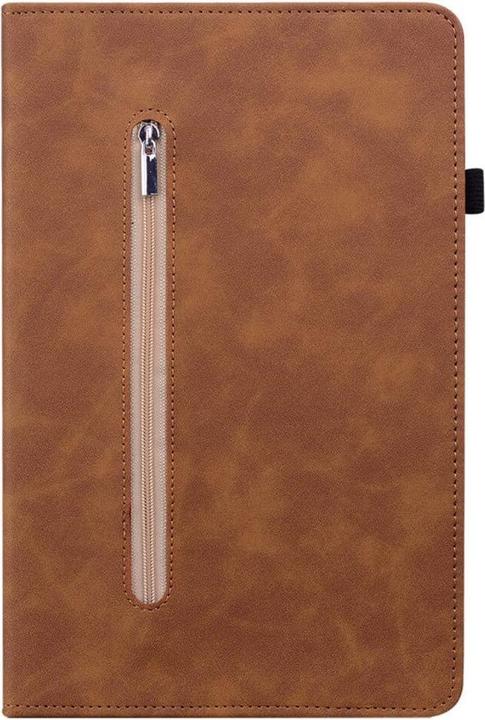 Actual product image Cover-Discount iPad 2022 (10.Gen) - protective cover with zipper bag brown (iPad 2022 (10th Gen))